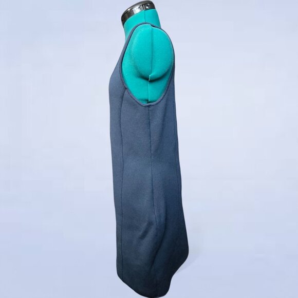 Aritzia Babaton Sculpt Knit Squareneck Tank Dress Dark Turquoise - Extra Large - Picture 3 of 9